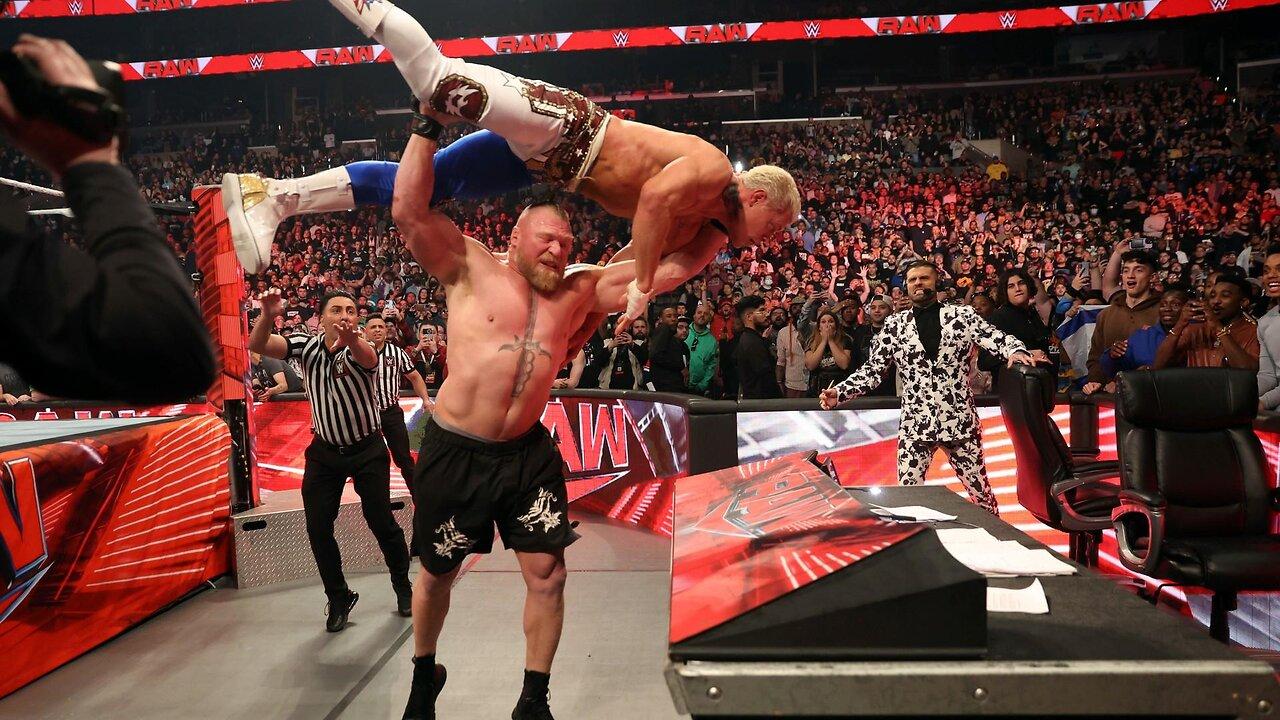 Cody Rhodes vs Brock Lesnar SummerSlam 2023 Highlights