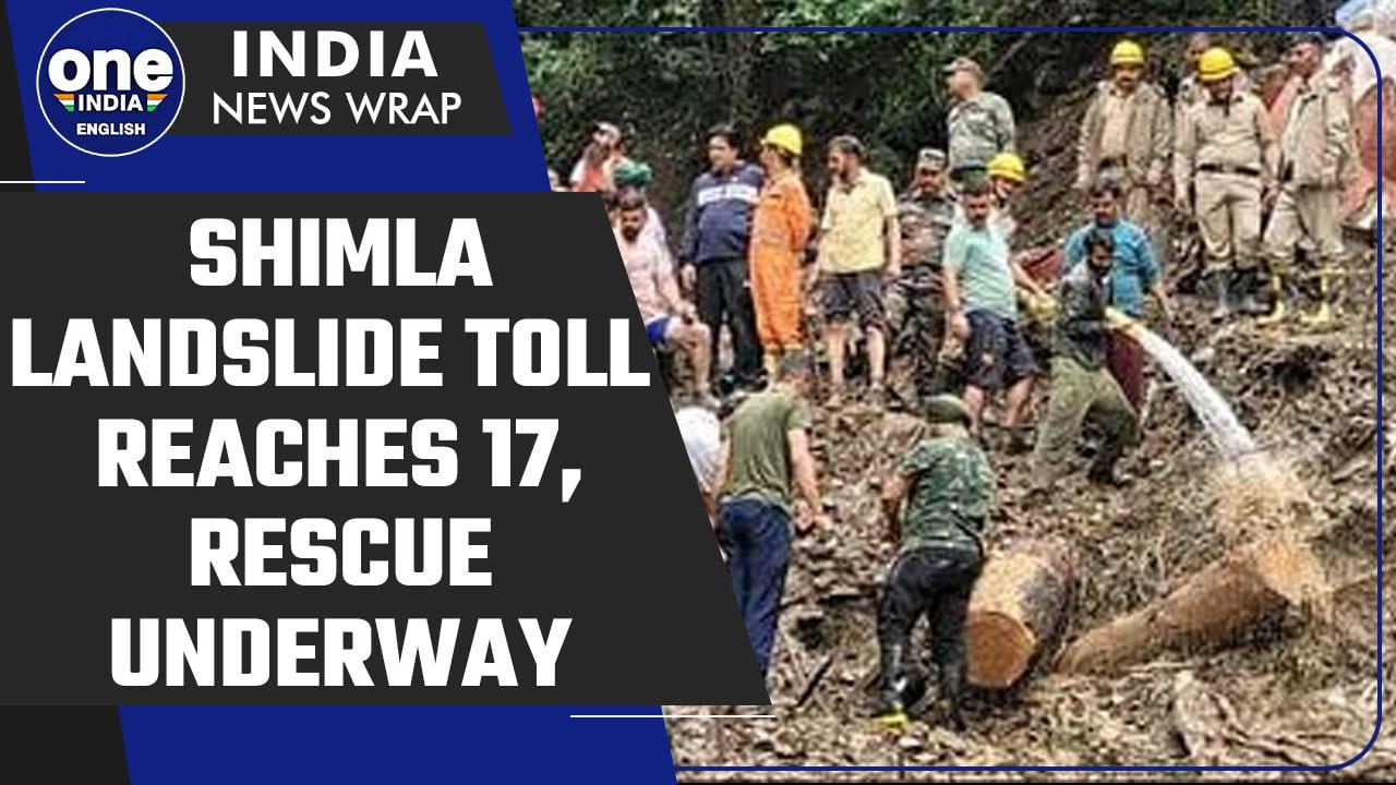 Himachal rain fury: Shimla landslide death toll rises to 17, 3 still missing | Oneindia News
