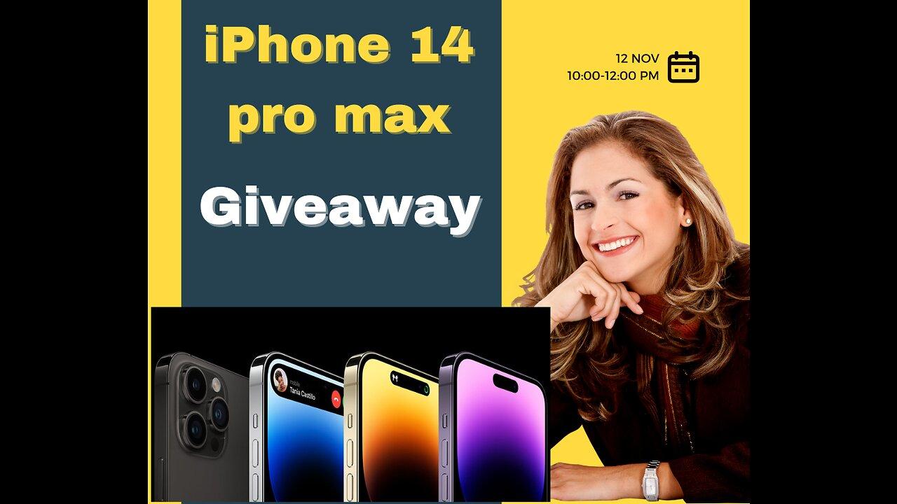 iPhone 14 pro max review and giveaway