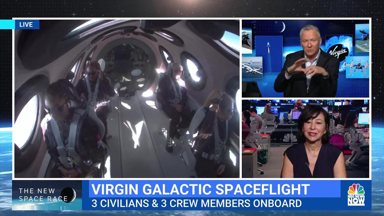 Virgin Galactic launches first spaceflight with tourists