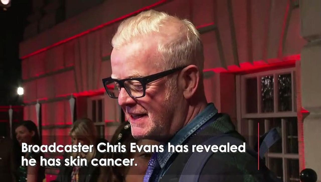 Chris Evans reveals skin cancer diagnosis