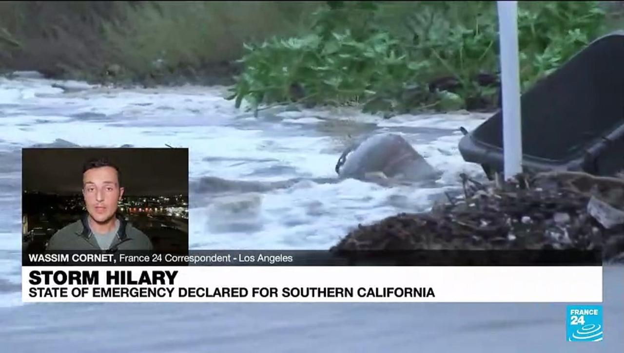 Tropical Storm Hilary bears down on California