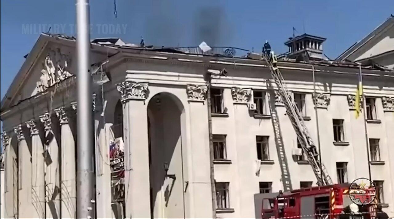 Many drone specialists of Ukraine-NATO killed at drama theater building in Chernihiv.