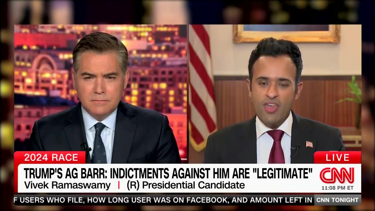 Vivek Ramaswamy on CNN's CNN Tonight with Jim Acosta 8.17.23