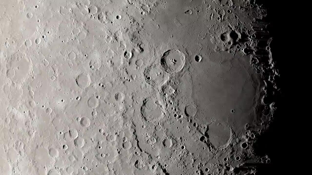 Close  Clair de Lune 4K Version - Moon Images from NASA's Lunar Reconnaissance Orbiter