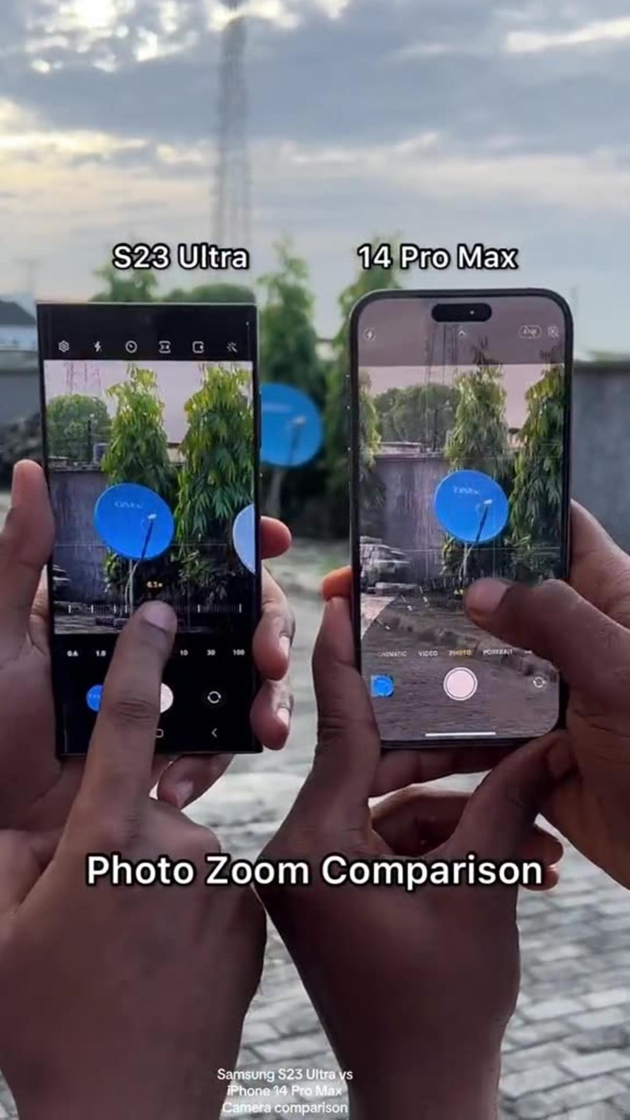 Samsung S23 Ultra vs iPhone 14 Pro Max Camera