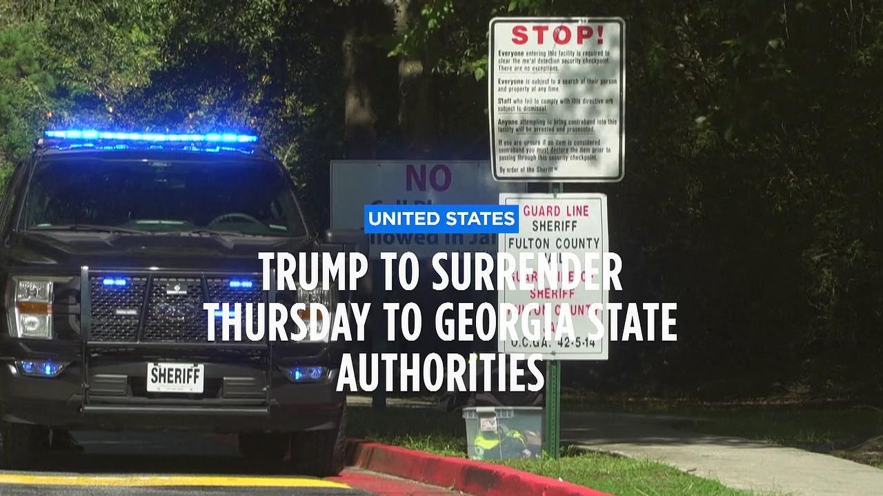 Trump announces arrest plans ahead of Georgia visit