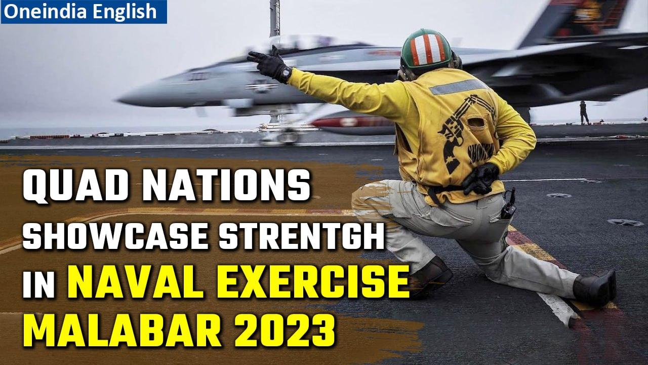 Ex Malabar 2023: Naval exercise of Quad nations conclude off Australian coast |Oneindia News