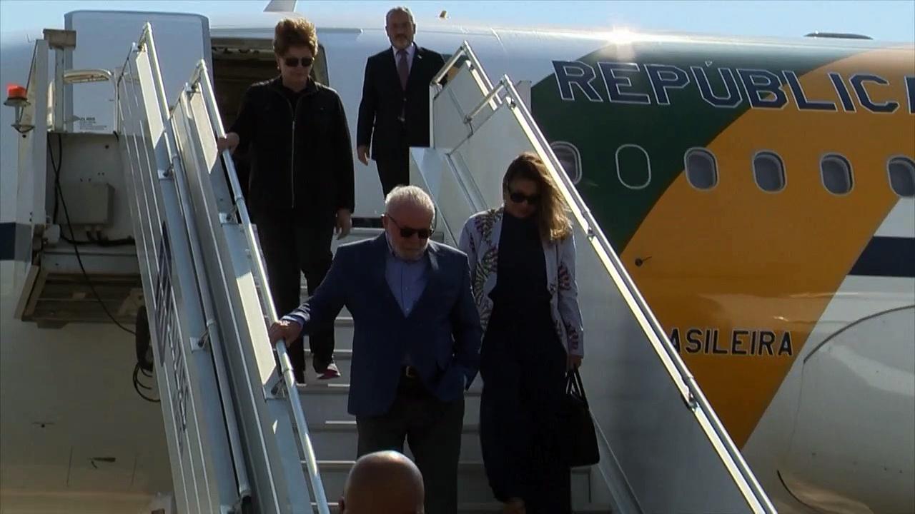 Brazil's Lula lands in South Africa for BRICS summit