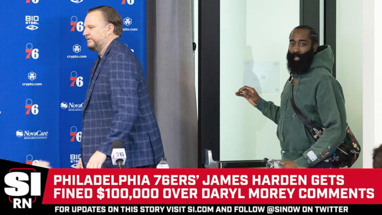 76ers’ James Harden Fined $100K by the NBA for Daryl Morey Comments