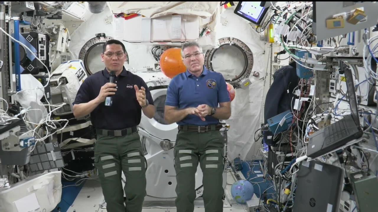 Expedition 69 Space Station Crew Answers Galveston  Texas  Student Question