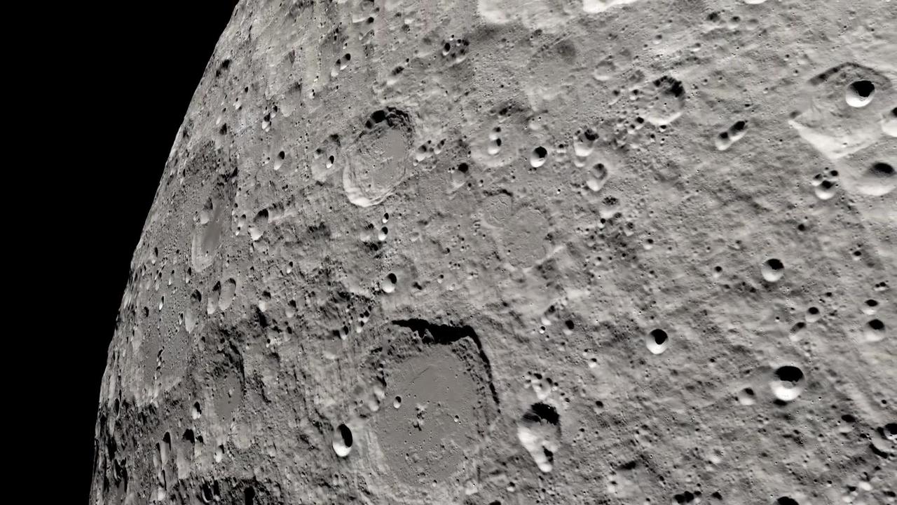 Apollo 13 Views of the Moon in 4K | Orbital Odyssey |