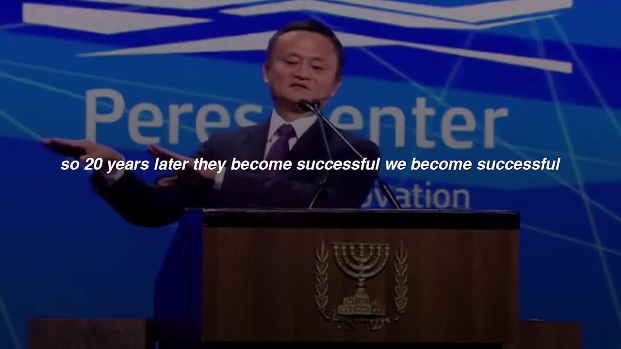 Jack ma_s motivational speech on success in career.