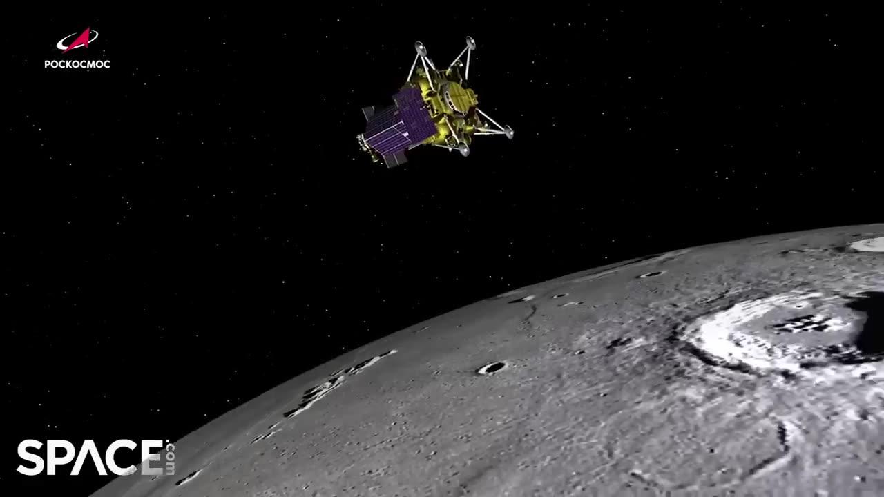 Russia,s Luna-25 Lunar Lander Crashes in moon, ending mission