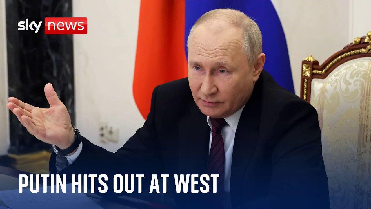 Ukraine War: Putin hits out at West in major speech