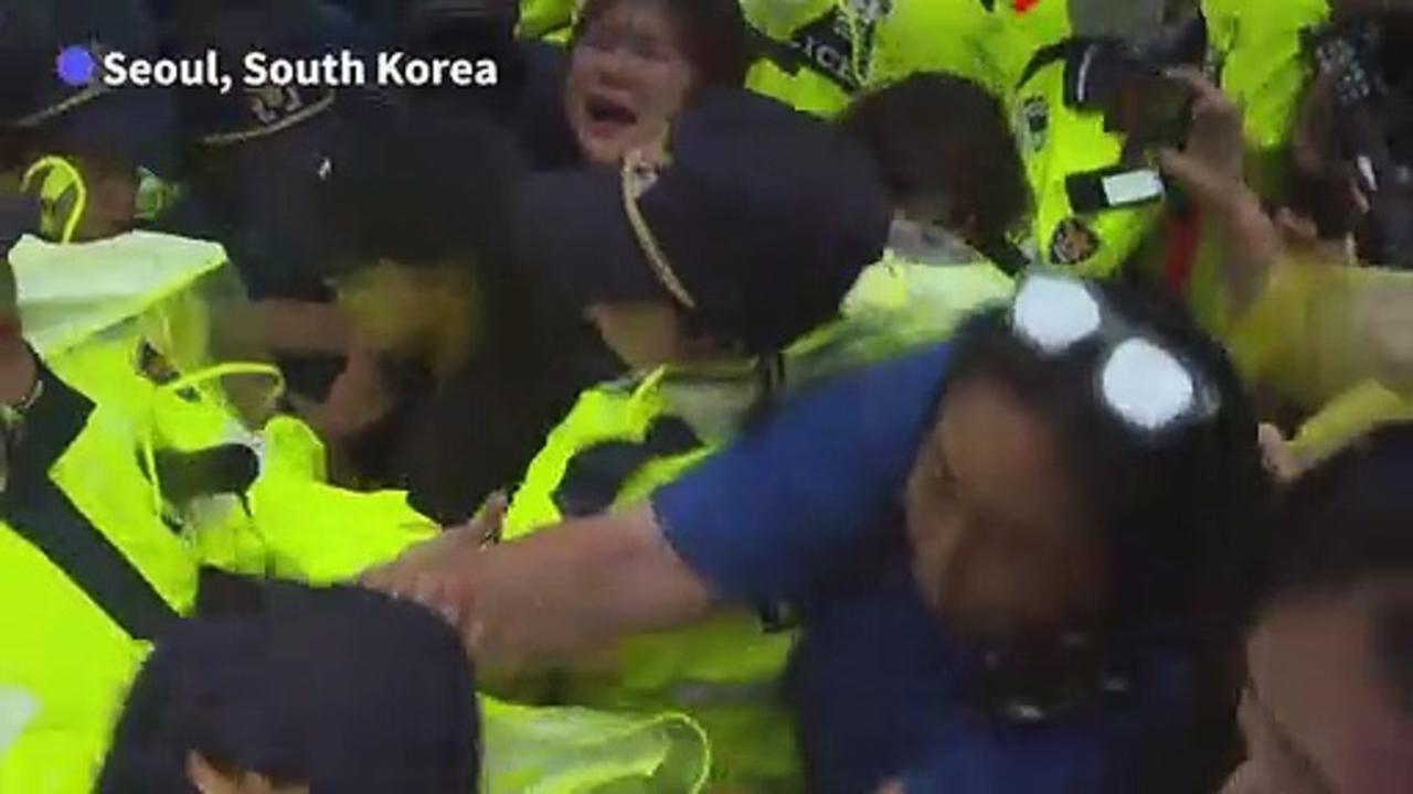 South Koreans protest against Fukushima water release