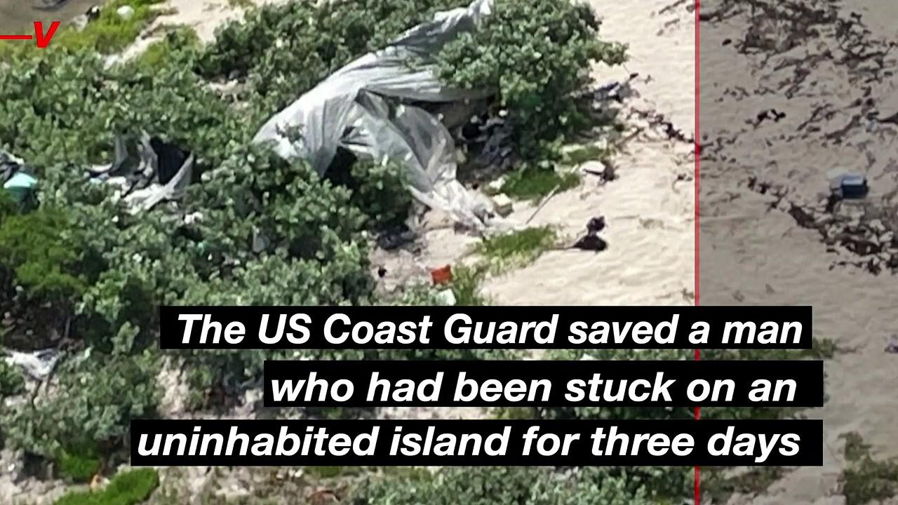 US Coast Guard Rescues Man Stranded for Three Days on an Uninhabited Island