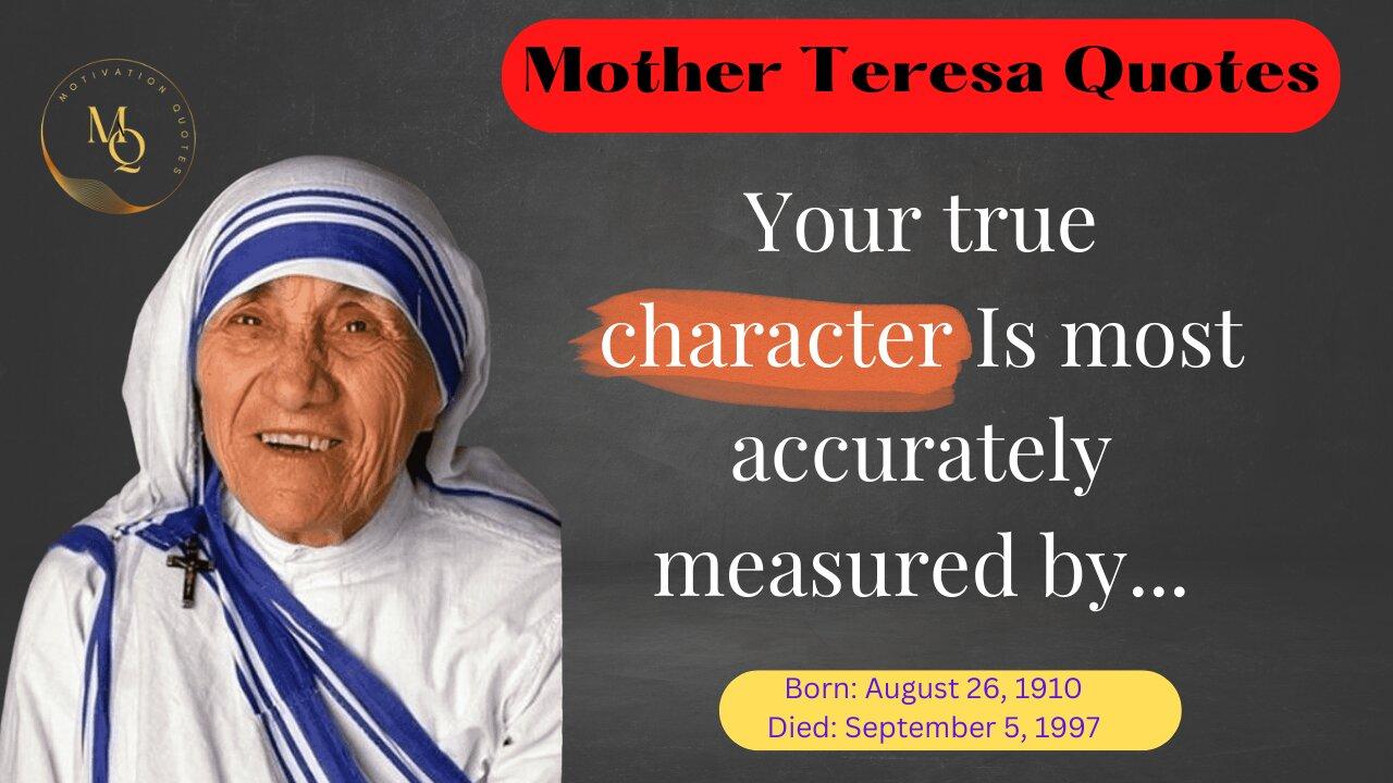 Embracing Humanity: Unforgettable Wisdom from Mother Teresa