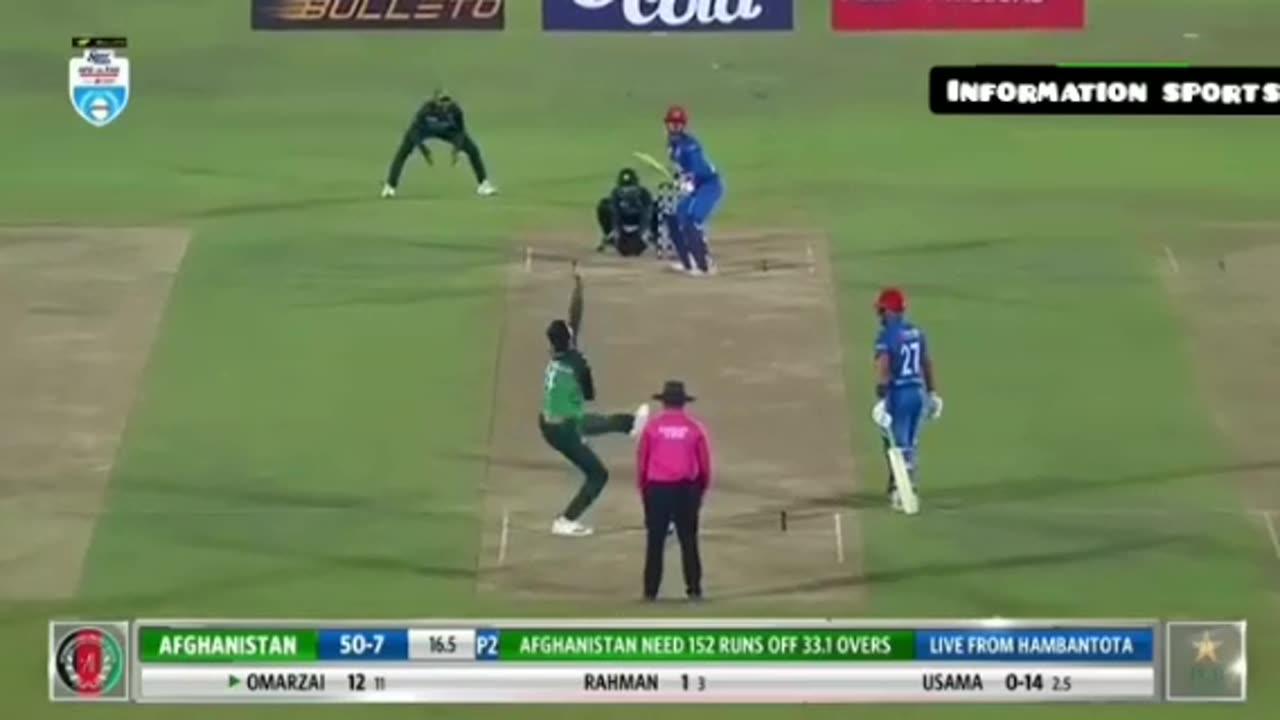Pakistan and Afghanistan cricket match highlights 1st odi 2023