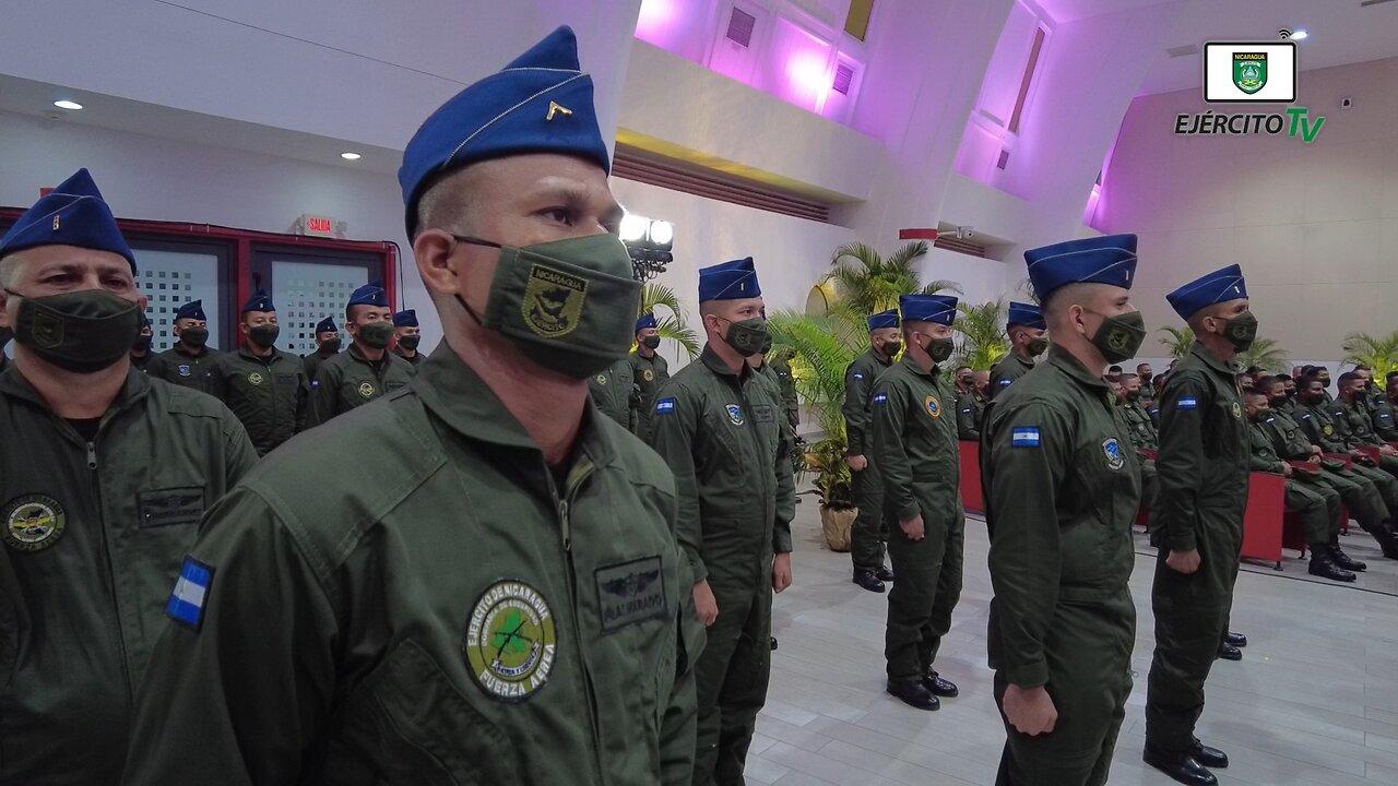 Conmemoración del 44 aniversario de fundación de la Fuerza Aérea del Ejército de Nicaragua
