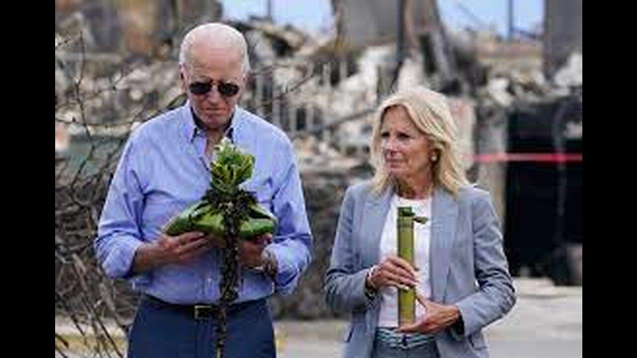 President Biden arrives in Maui after devastating fires #MAUI #WILDFIRE