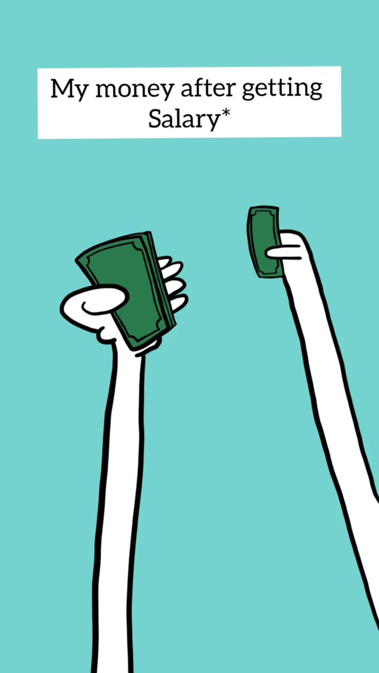 Money After Getting Salary | Jokes | Cartoon Comedy Video | Desi Comedy Video