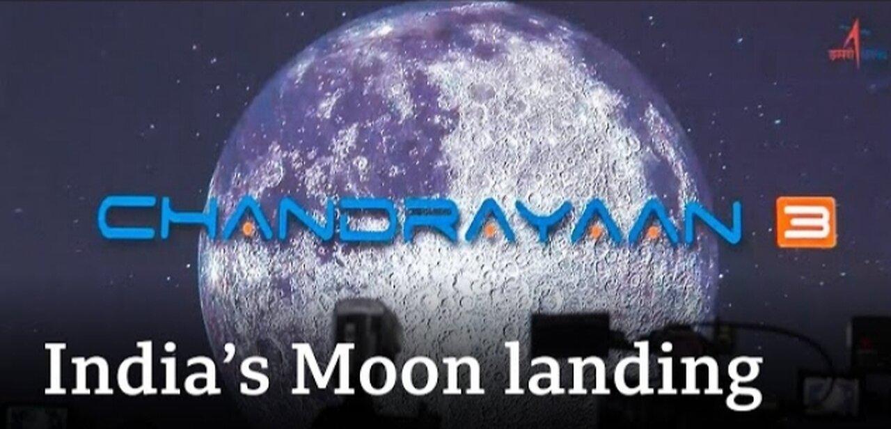 India Moon landing: Chandrayaan-3 spacecraft lands near south pole - News