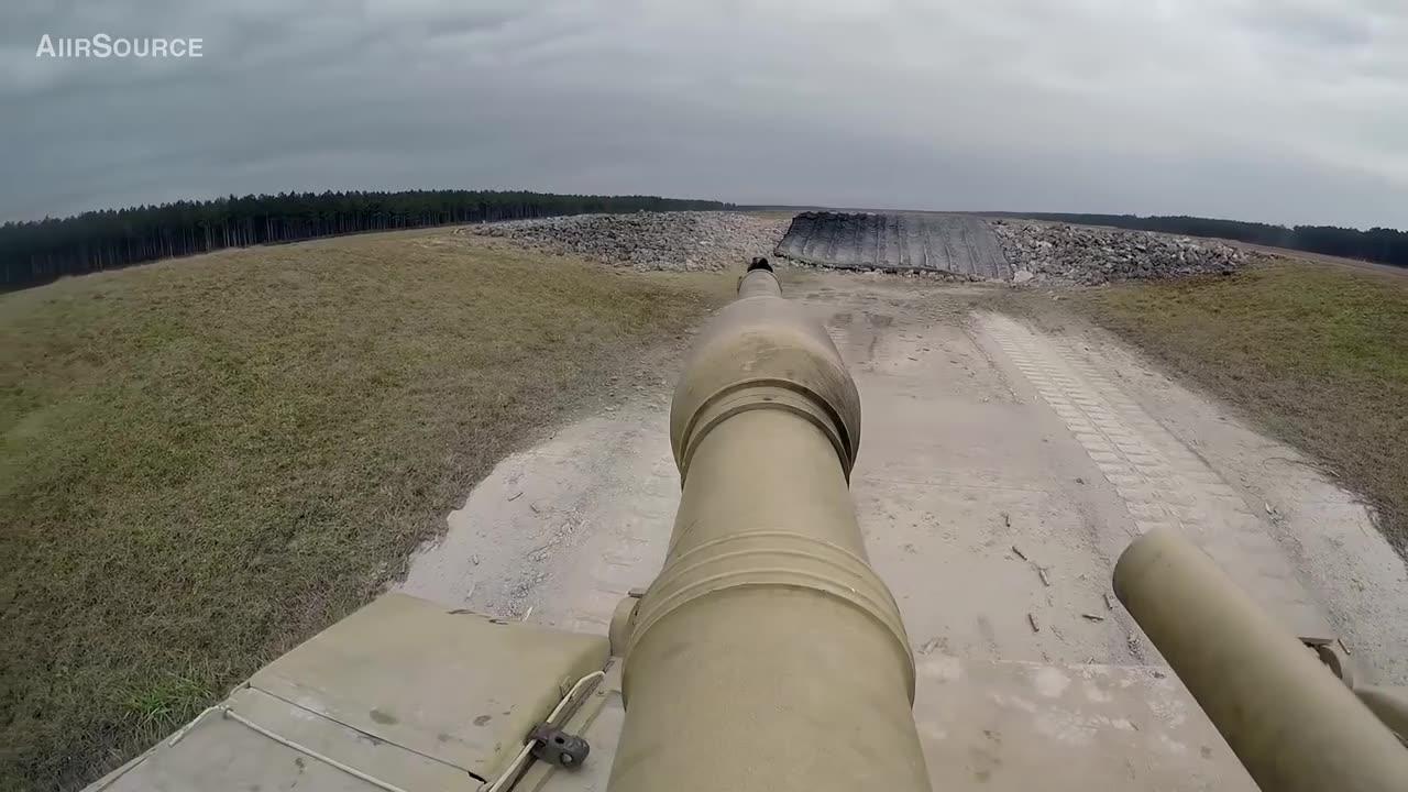 M1A1 Abrams Main Battle Tank in Action- Marksmanship Qualifications Live-fire Exercise