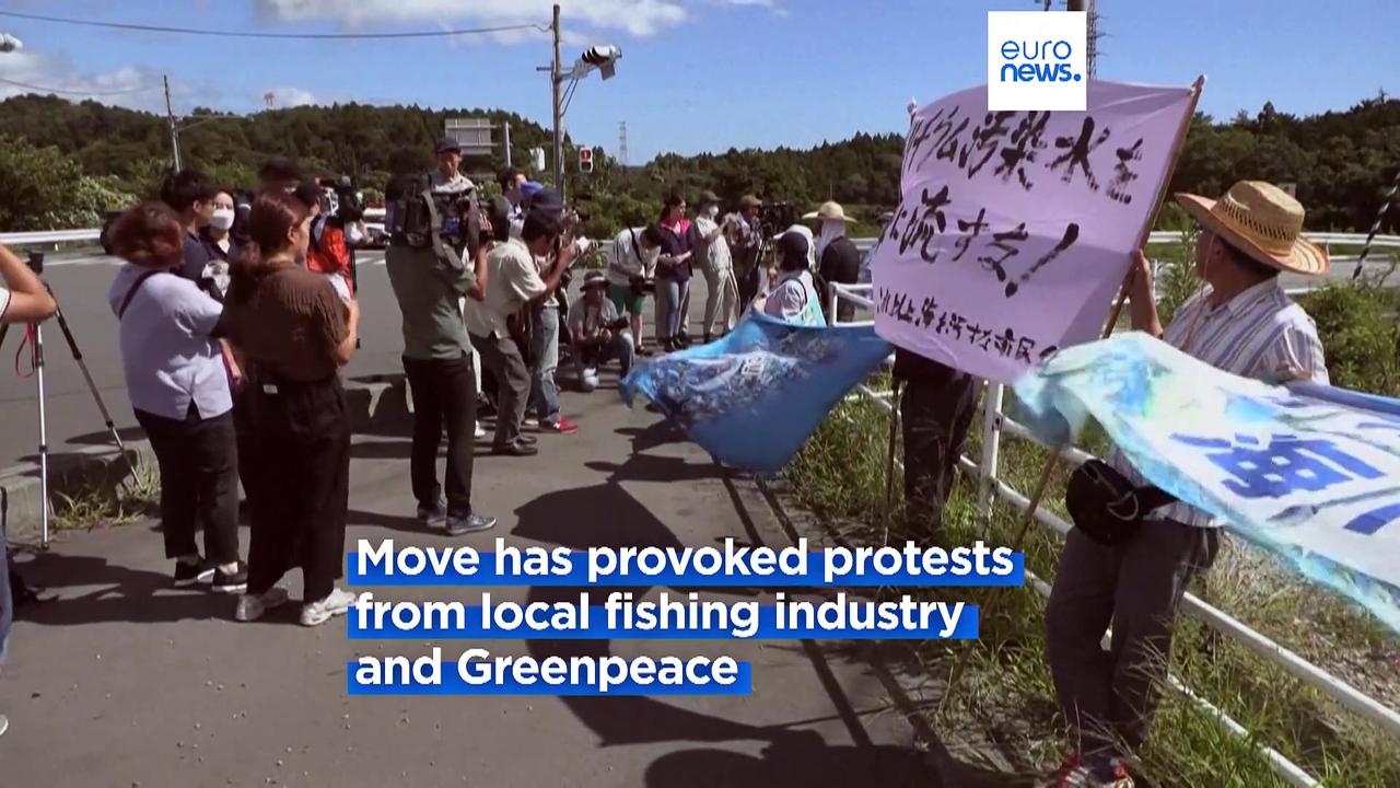 China bans seafood from Japan as Fukushima nuclear plant releases treated wastewater into ocean