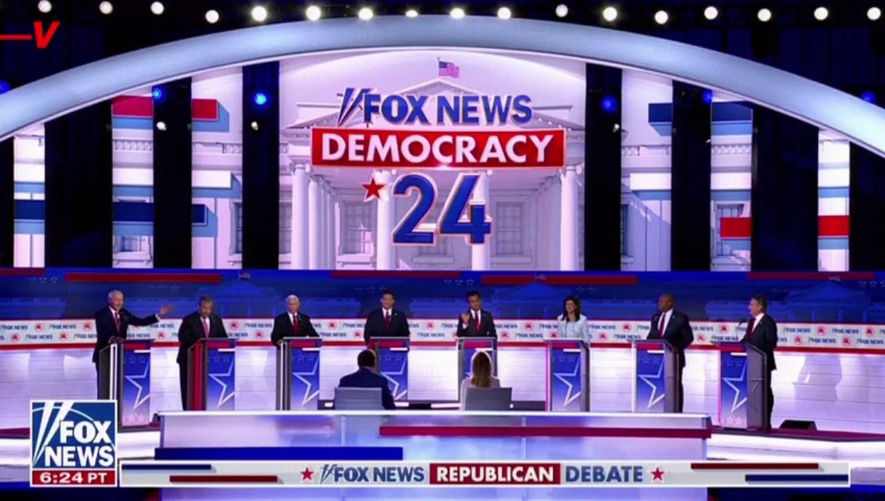 Republican Primary Candidates Come Out Swinging in First Presidential Primary Debate