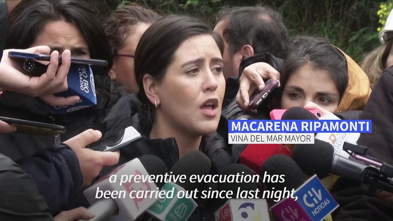 Chile landslide caused by water collector collapse after heavy rains