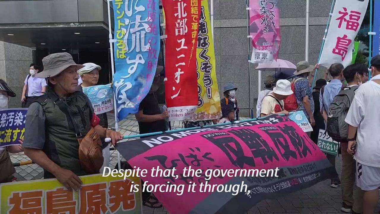 Protests and condemnation as Japan starts releasing Fukushima wastewater