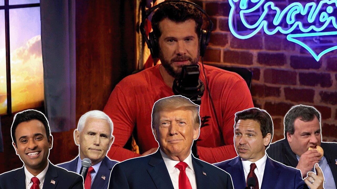 🔴 LIVE GOP Debate! FEATURING Trump/Tucker Interview Coverage! | Louder with Crowder