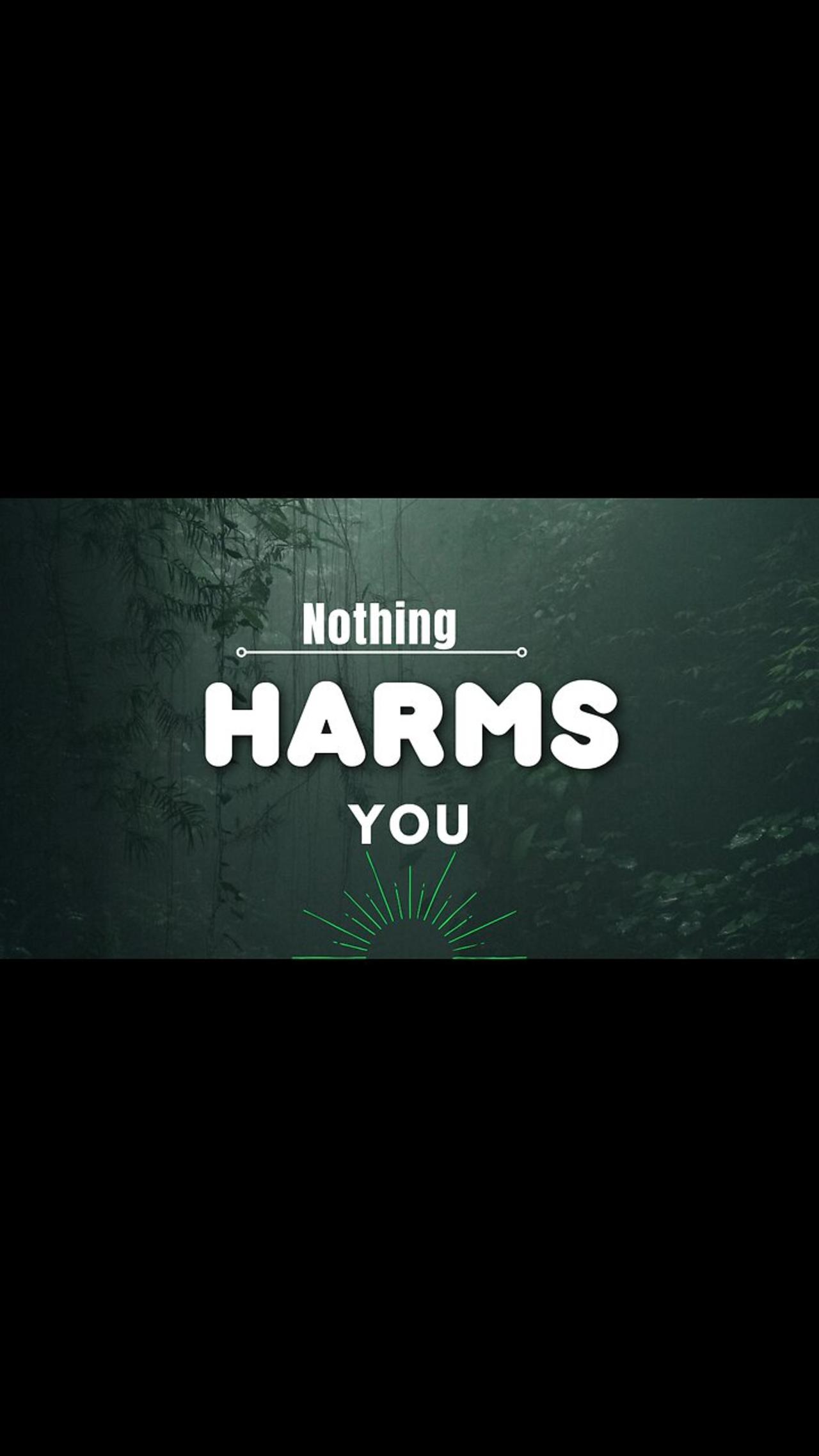 nothing harms you '