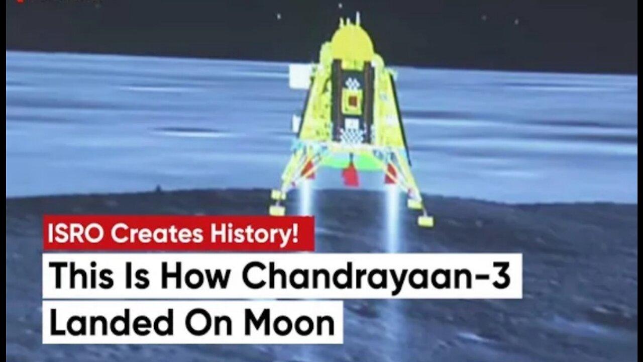 Chandrayaan 3 Lander makes A successful and soft landing
