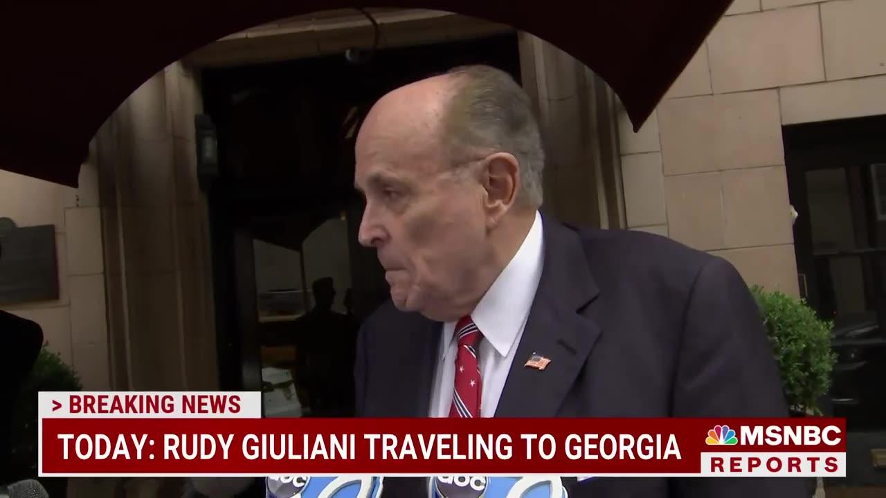 Giuliani traveling to Georgia to surrender in election interference probe