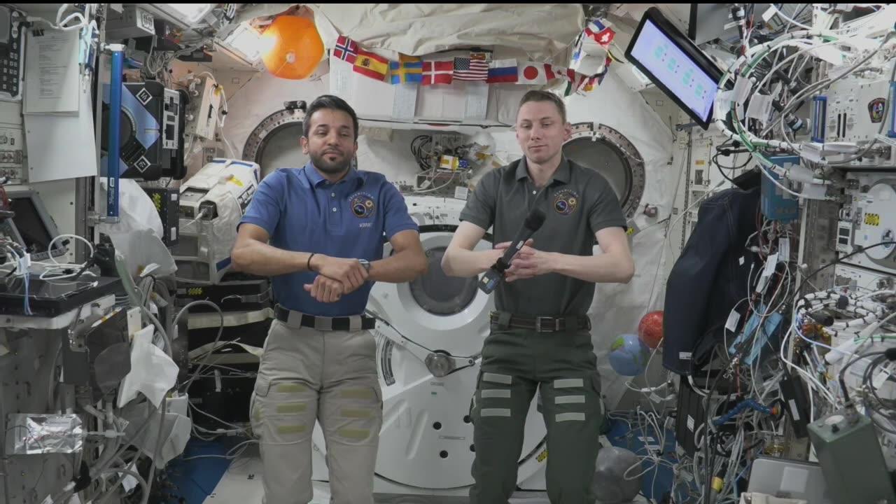 Expendition 69 NASA,s spaceX crew-6 Talks with MeDiA before station departure -Aug....