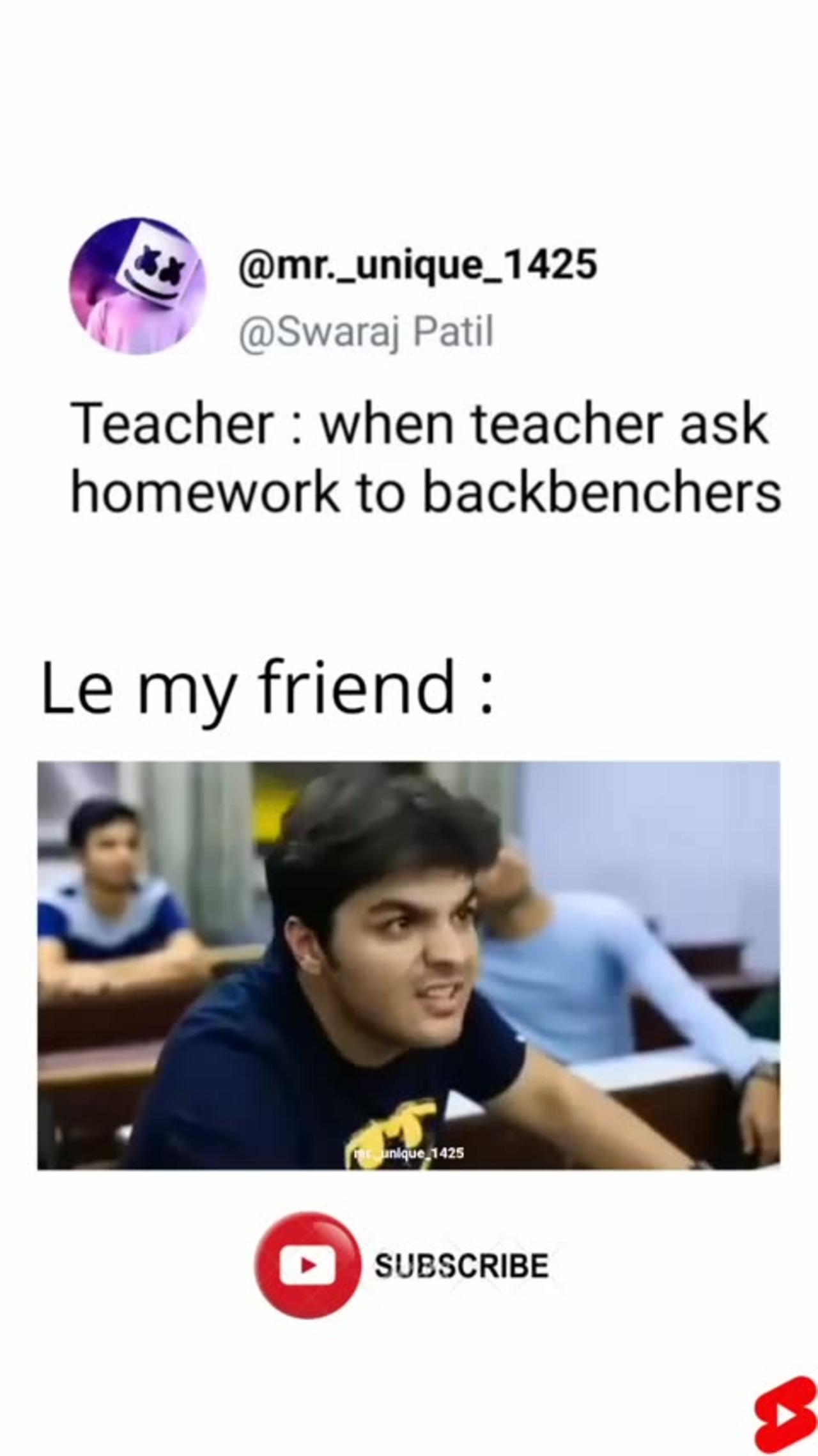 Student and teacher funny moments