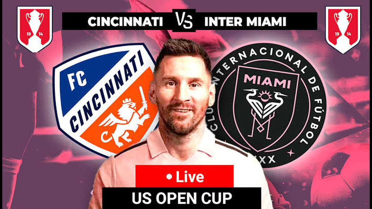 2023 Lamar Hunt US Open Cup Semifinal: FC Cincinnati vs Inter Miami - Highlights - Aug 23