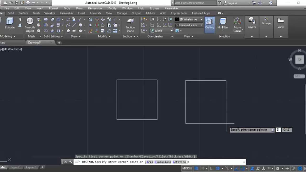 Square Drawing on AutoCAD by Masroor Khan For Beginners