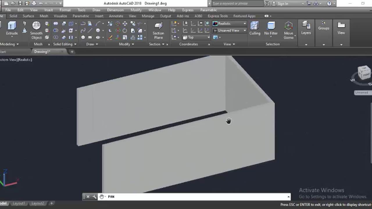 Using Pan Move on AutoCAD by Masroor Khan For Beginners