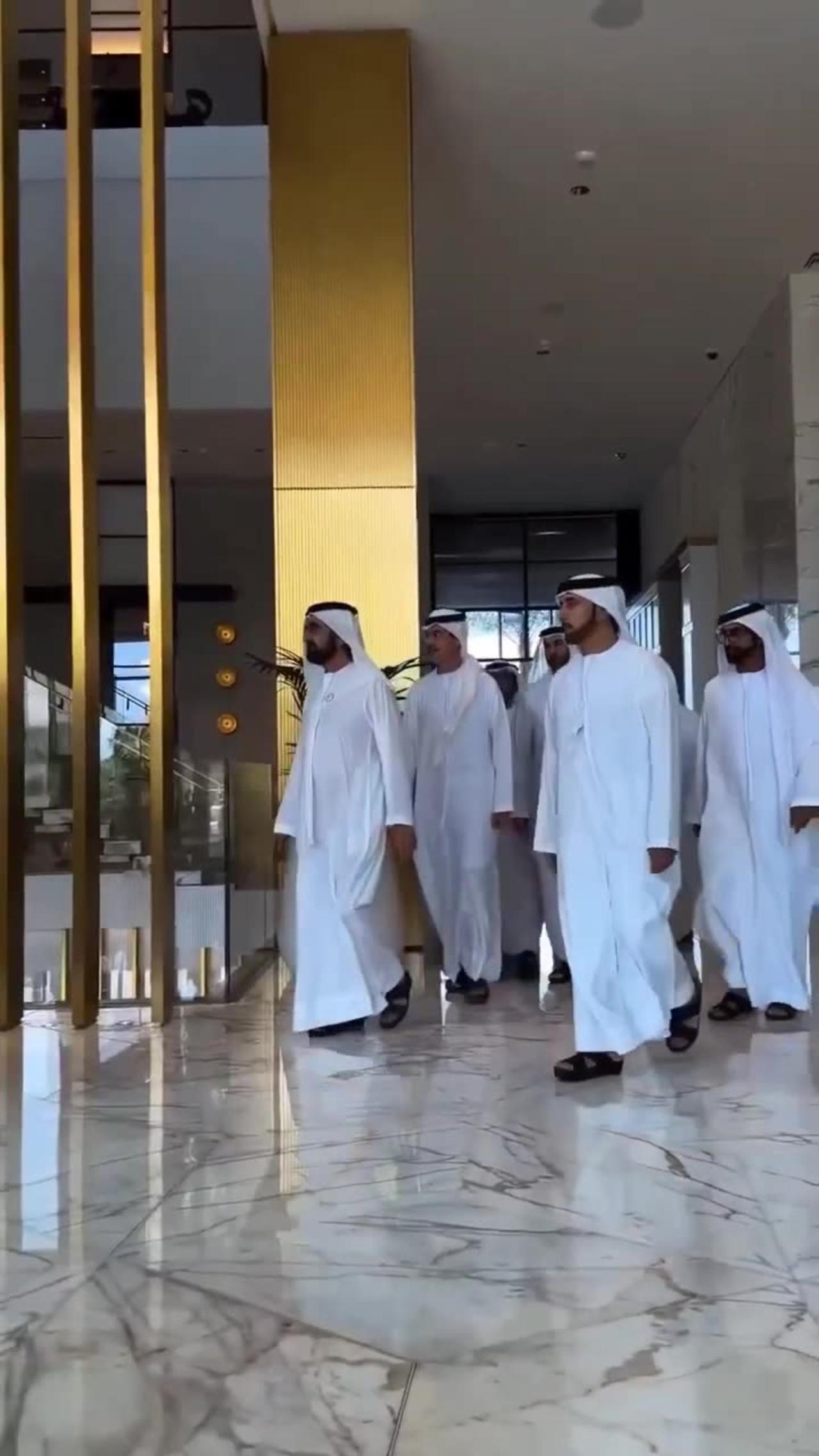 Sheikh Mohammed Bin Rashid Al Maktoum Dubai King Atlantis The Royal Hotel #fazza #faz3 #shorts #dxb