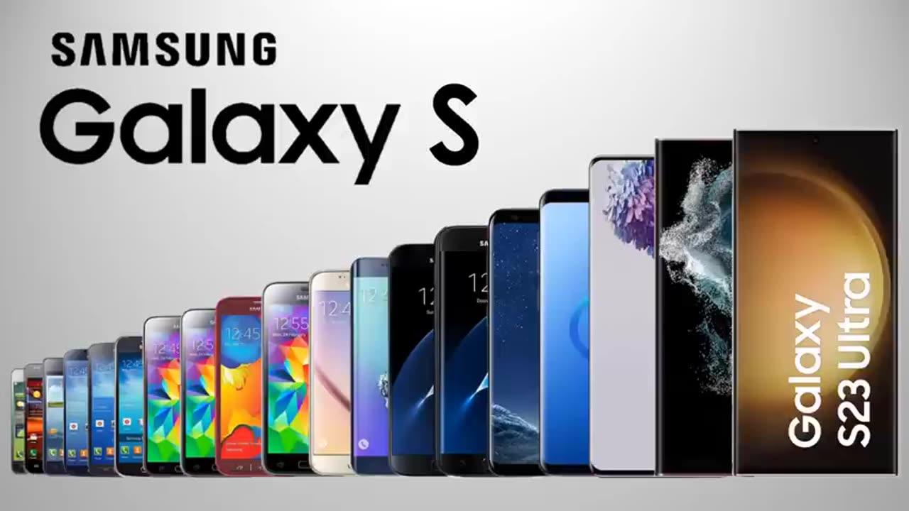 Evolution of Samsung Galaxy S Series (S1 - S23)