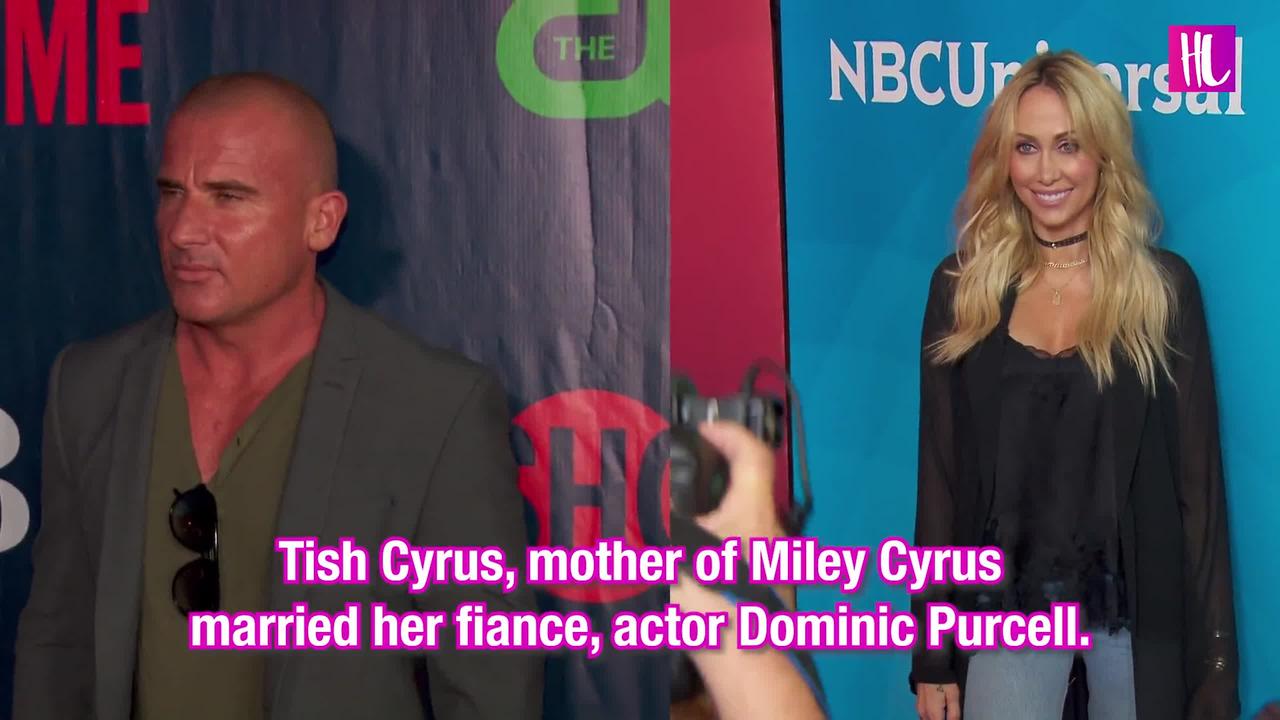 Tish Cyrus Marries Dominic Purcell In Romantic Malibu Ceremony
