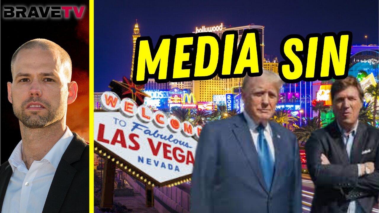 Brave TV - Aug 24, 2023 - LIVE From Las Vegas! Trumps & Tucker DESTROY Fake News! Media Matters Fall Out