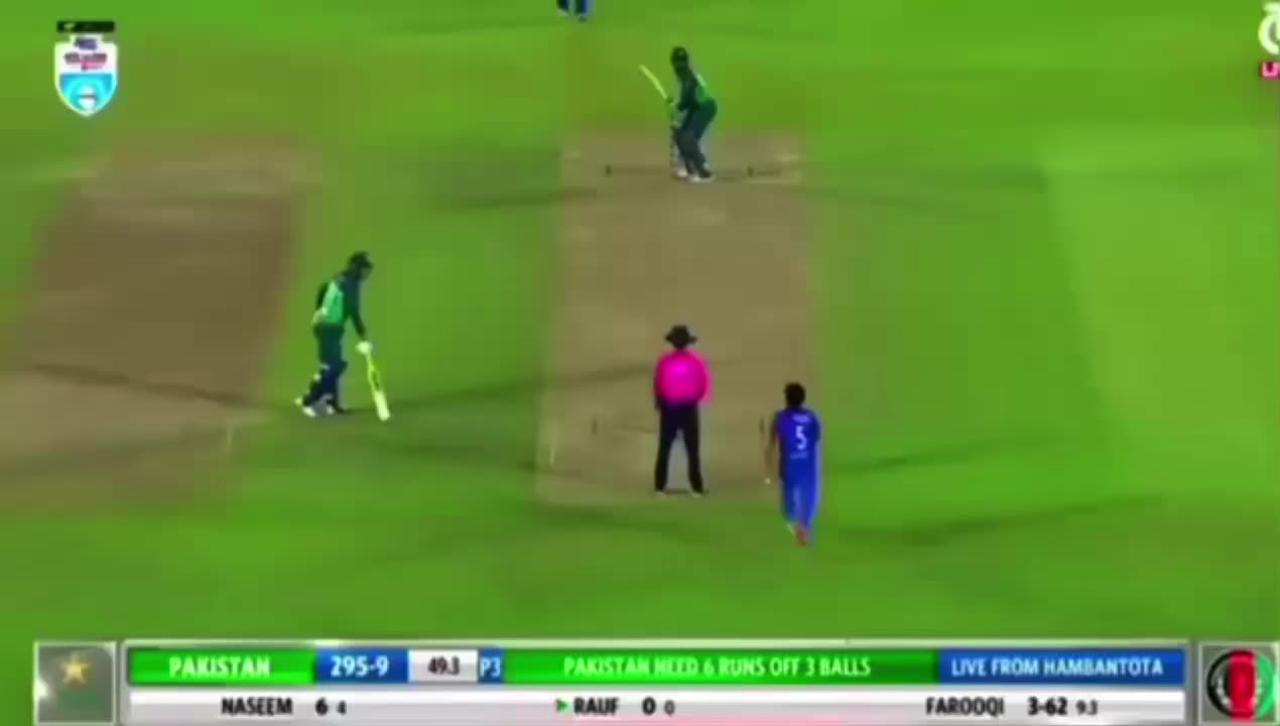 Pak Vs Afg Thrilling Last Over One News Page Video