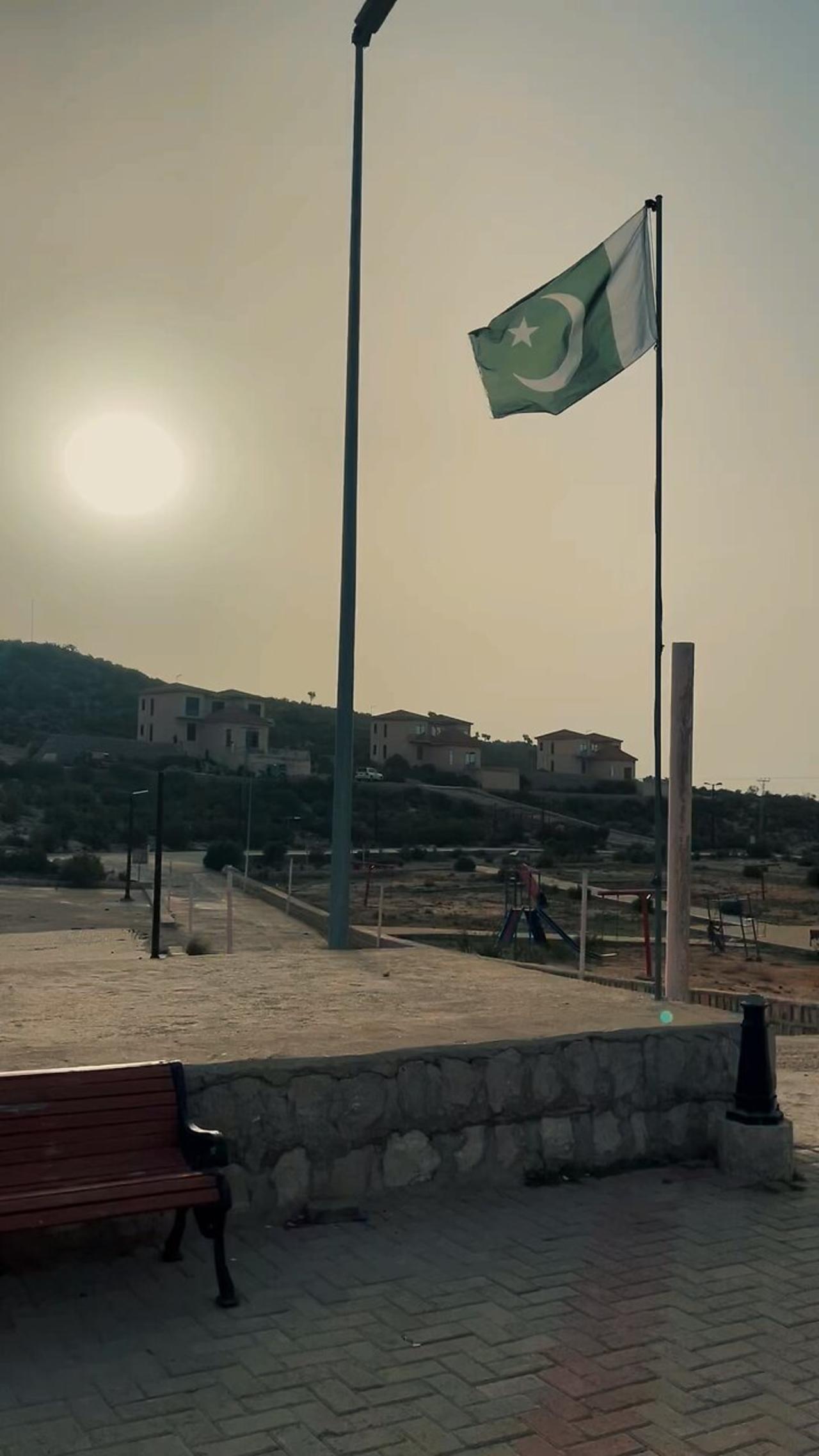 Pakistan independent day 14 aug 2023 @ the top of gorakh hill station sindh