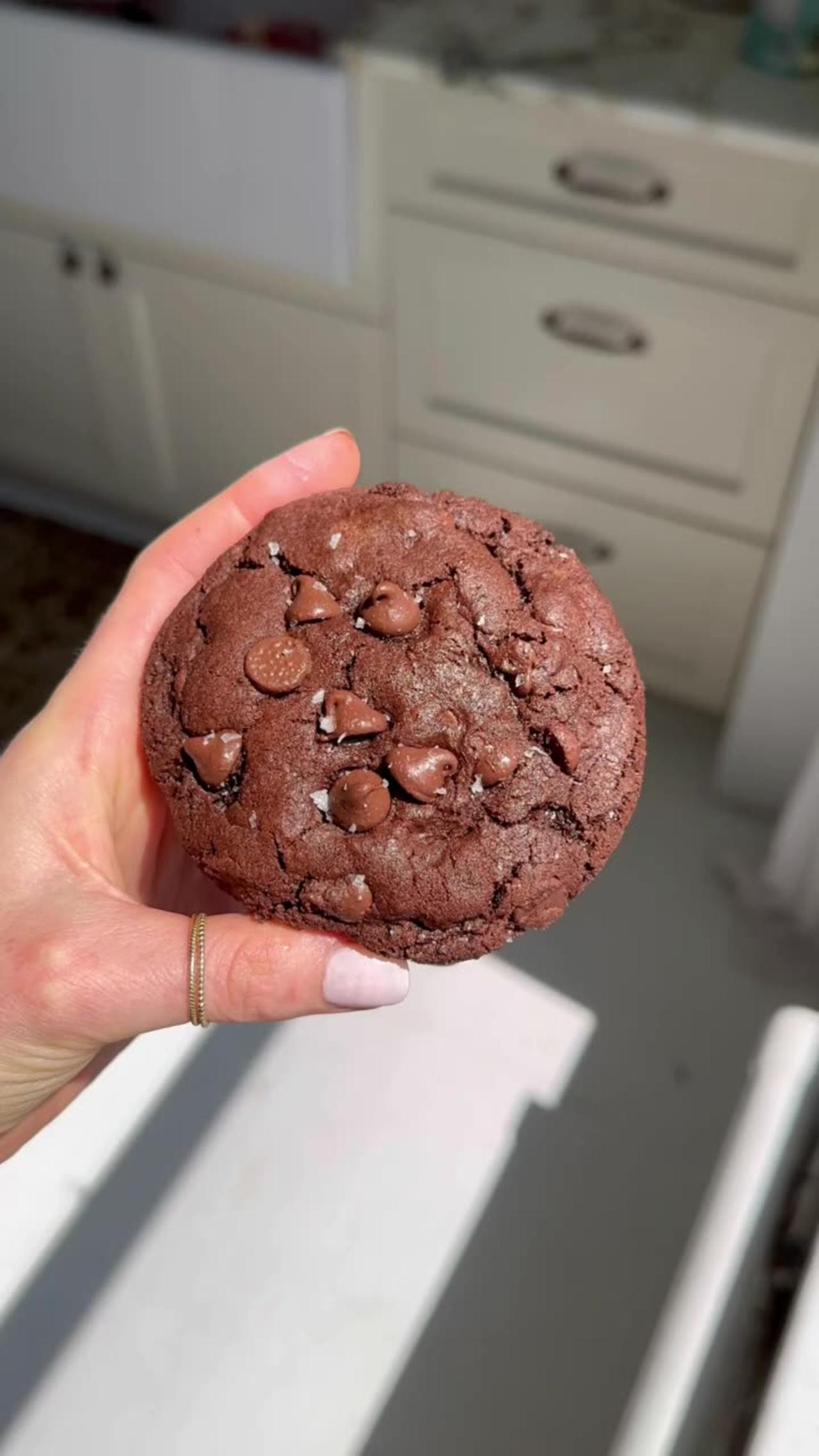 Single Serve Double Chocolate Cookie