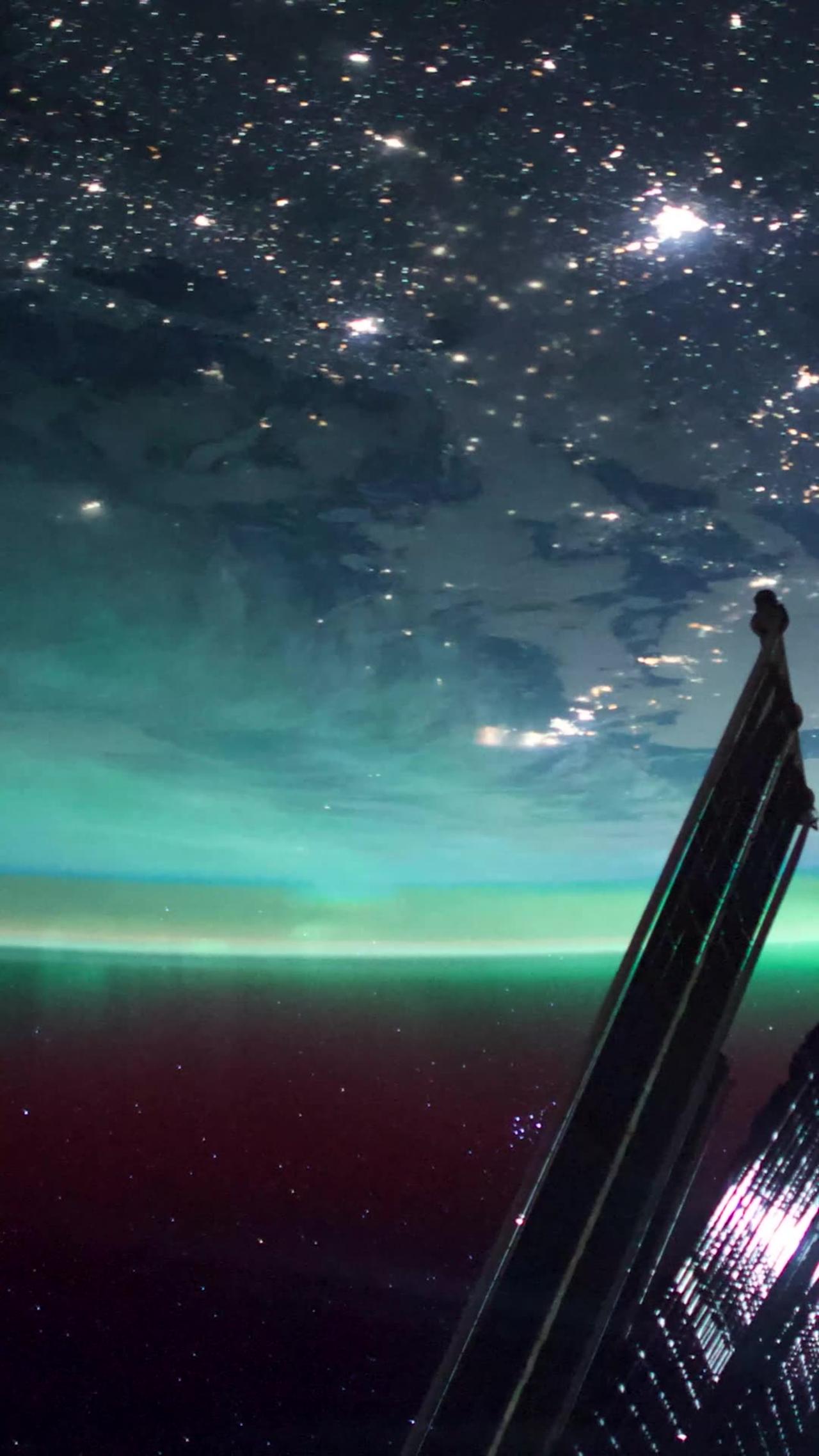 Northern Lights Seen From the International Space Station