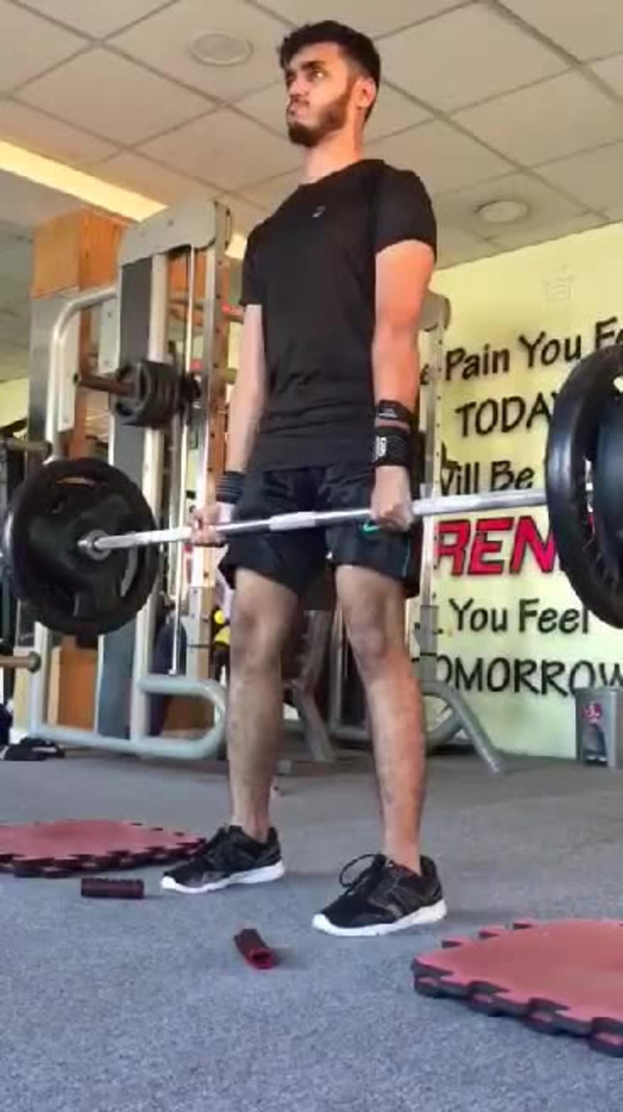 120 kg deadlift | weightlifting | gym | workout  | pr | personal Record | MR SMK